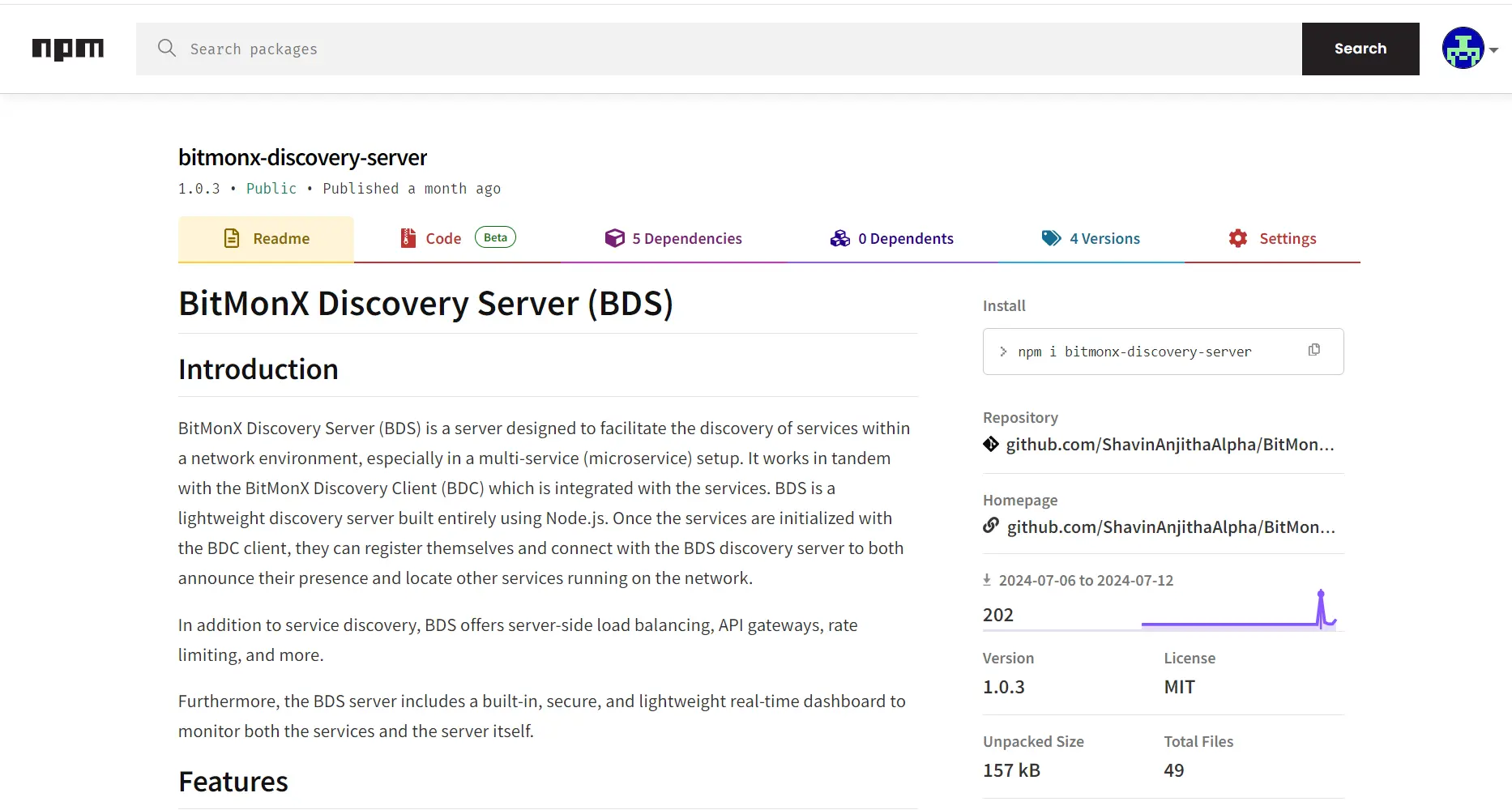 BitMonX Discovery Server